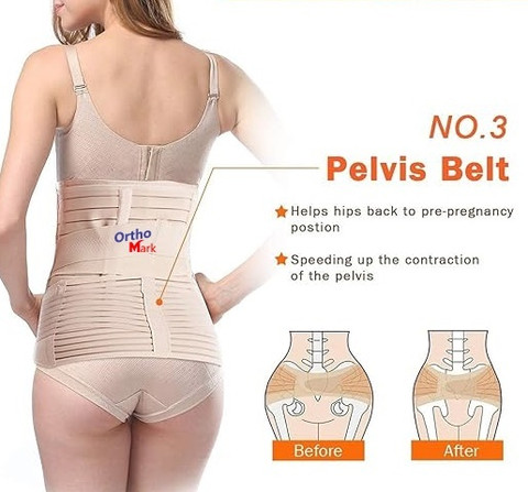 OrthoMark 3in1 Post Pregnancy/Postpartum belt after C Section