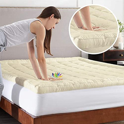 Relaxfeel Double Size Mattress Topper Cotton Waterproof Mattress Cover