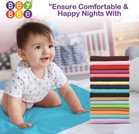 BeyBee Bed Protector Sheet, Baby Waterproof Sheet, Baby Dry Sheet