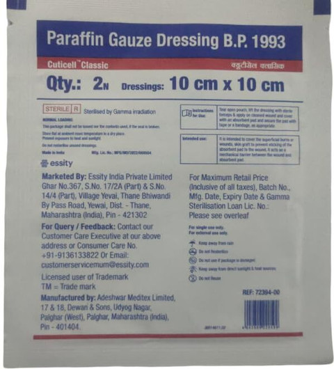 cuticell classic gauze dressings BSN Medical Cuticell Classic Paraffin Gauze Dressing 10cm x 7m Tub
