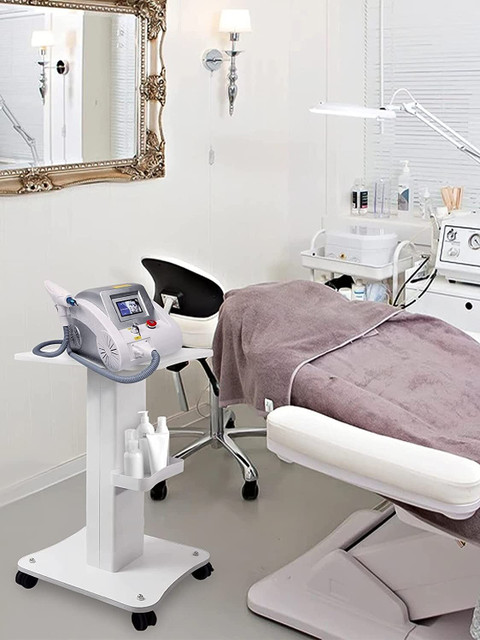 Aravli Hydrafacial Machine Salon Roller Trolley Beauty Instrument Stand  with Tray&Wheel Medical Reacher Grabber