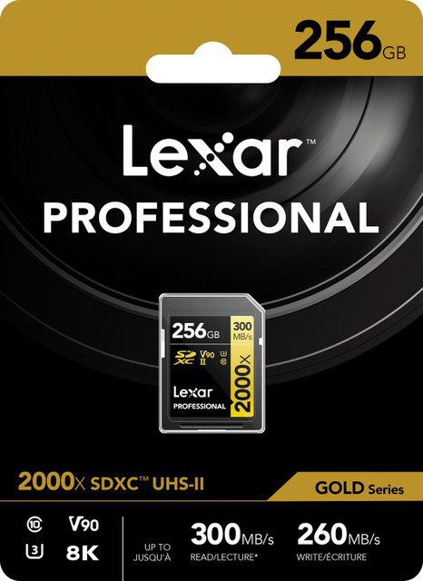 Lexar LSD2000256G-BNNNG Professional 2000x 256 GB SDXC Class 10