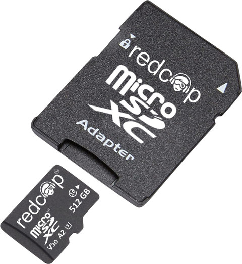 REDCOP RC-MSD-512GB SD Card 512 GB MicroSDXC Class 10 150 MB/s Memory Card  Compatible with Camera, Computer, Mobile, Tablet, Gaming Console