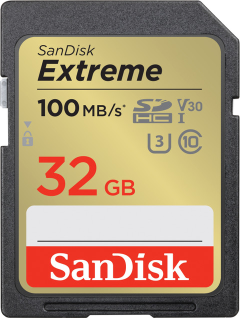 SanDisk SDSDXVT-032G-GNCIN Extreme 32 GB SDHC Class 10 170 MB/s