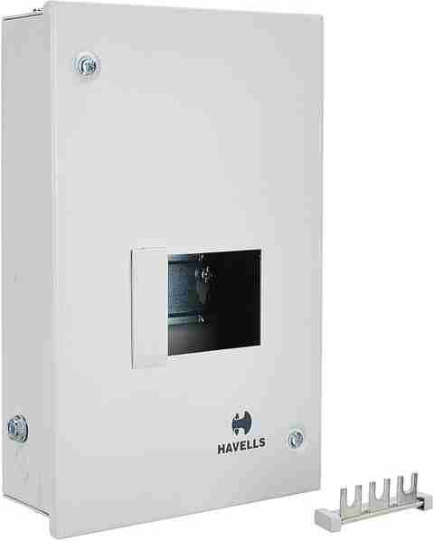 HAVELLS 4 WAY SPN Single door DB box Metal Electrical Box Price in ...