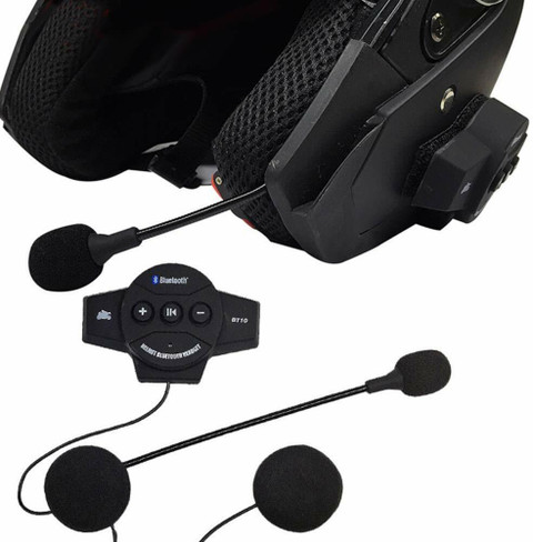 Wireless Earbuds Motorbike Helmet Earpiece ASRYD Universal