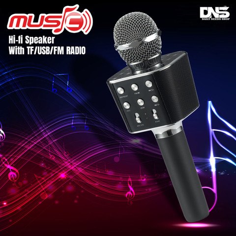 Make Ur Wish Karaoke Duplex Bluetooth Mic Wireless Bluetooth