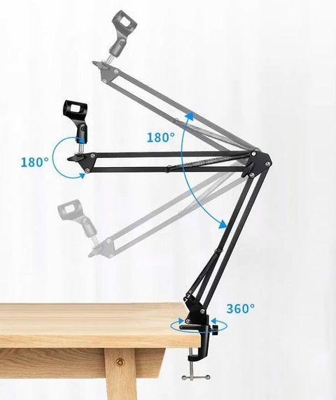 Audio Array AA-05 Microphone Boom Arm Stand with Universal clamp for ...