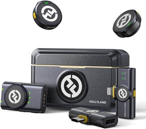 HOLLYLAND LARK M2 combo ブラック Hollyview Hollyland Lark M2 Combo Microphone - Hollyview