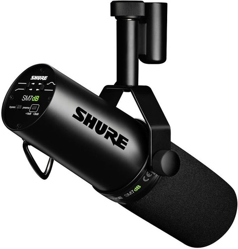 Shure SM7dB Dynamic Vocal Microphone w/Built-in Preamp for