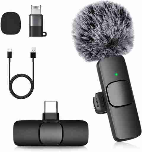 FITRIC K8 Wireless Lavalier Microphone for Android & iPhone - Image 5