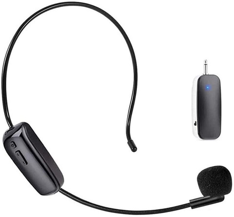 AMG Music Wireless Headset Microphone for Clear Audio Recording