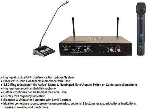 Studiomaster XR-40HC Hand+ Conference wireless micrphone