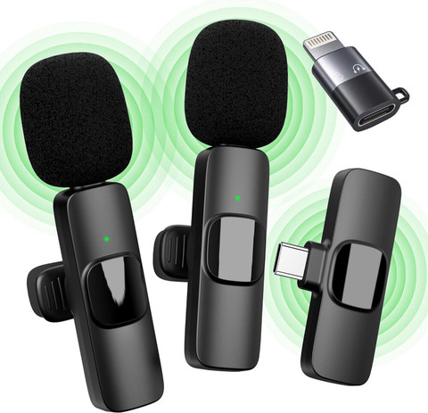Tazomi Wireless Lavalier Microphone for iPhone, Andriod