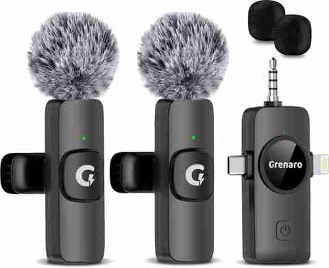 Grenaro in Mic for Youtube, Wireless Mic for iPhone/Android