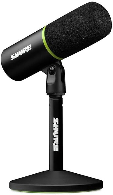 SHURE MV6 USB Gaming Microphone① Shure MV6 Gaming Microphone, Dynamic USB PC Mic for Gaming