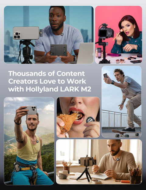 Hollyview Hollyland Lark M2 Combo Microphone - Hollyview