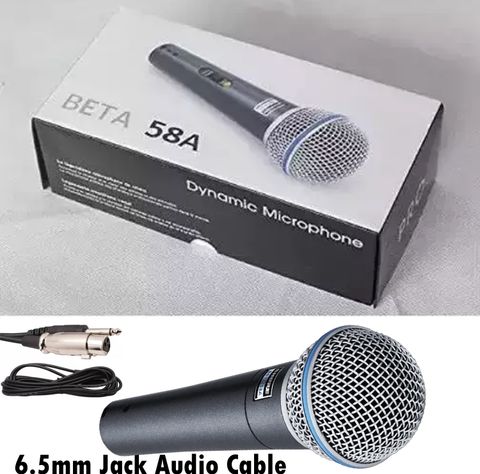 Qaz BETA 58S Legendary Vocal Wired Wire Mike Unidirectional