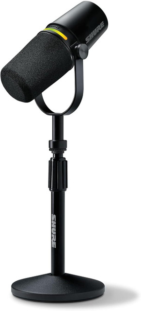 配信機器・PA機器・レコーディング機器 SHURE MV7 PODCAST MICROPHONE Shure MV7+Podcast Microphone with Stand,Podcasting, Streaming