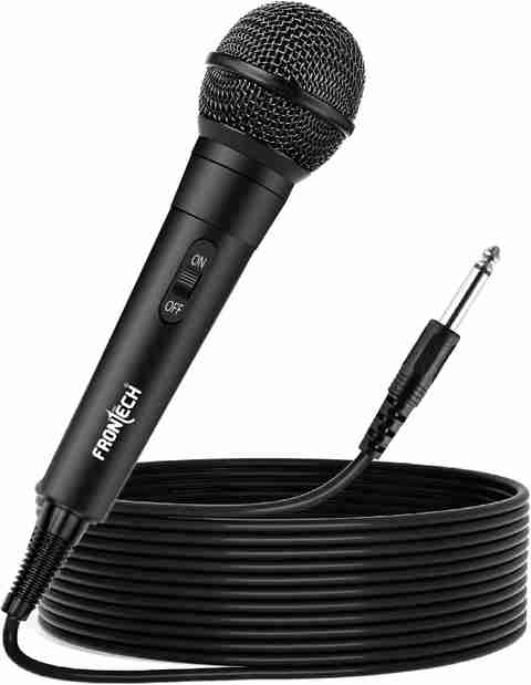 Frontech HF-0014 Dynamic Microphone with 3M Cable| 6.5mm Jack | On