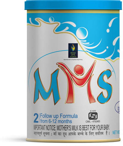 BRITISH LIFE SCIENCES PVT LTD MMS Infant Formula for 6-12 Month Old Babies  Stage for Overall Development