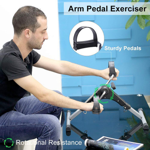 valida INI KNEE JOINT PEDAL LEG CYCLE HOME Folding Bike Exercise Bike Mini  Pedal Exerciser Cycle
