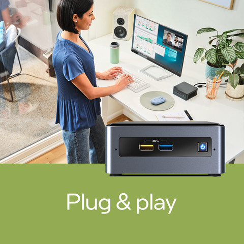 Intel BOXNUC7CJYSAMN - Windows 11, Intel, Celeron 4505, 4 GB DDR4