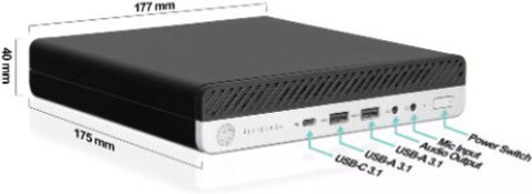 NewJaisa (Refurbished)HP EliteDesk 800 G5 High Performance PC Mini