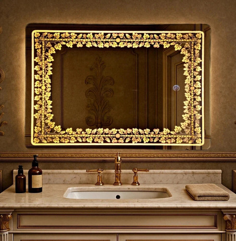 luminatri Engraved led mirror 18