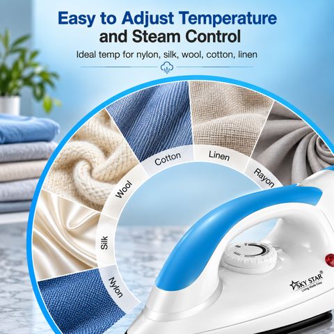Skystar Supreme Elegant Mixer Grinder & Spectra 1000W Dry Iron Combo - Image 7