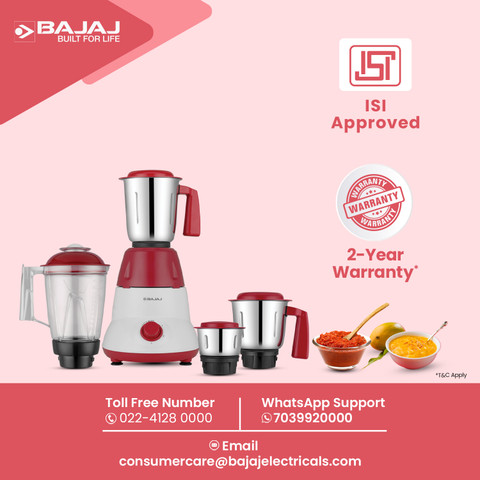 BAJAJ GX-75 750 W Mixer Grinder