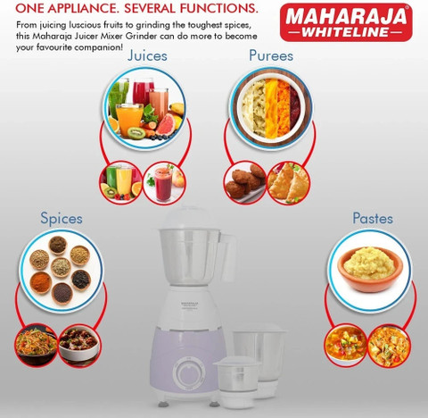 MAHARAJA WHITELINE MIXTRON DLX 750 W Mixer Grinder Price in India