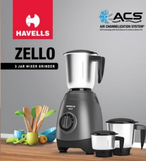 Zello Havells 750w Mixer Grinder Zello Mixer Havells Company