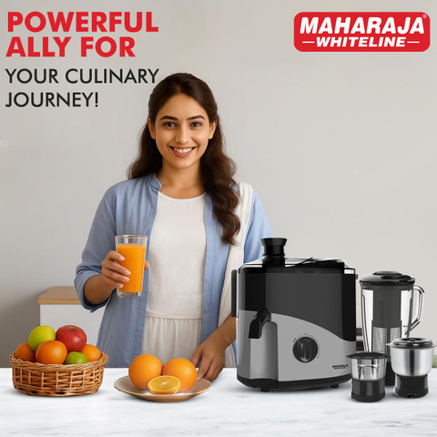 MAHARAJA WHITELINE Odacio Plus 550 W Juicer Mixer Grinder Price in