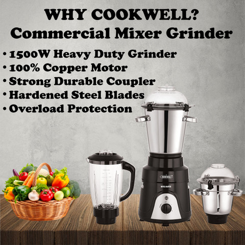 cookwell HP 1500 W Mixer Grinder