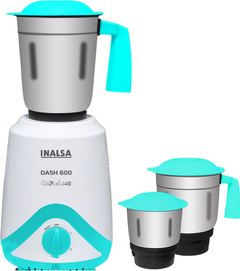 Inalsa Mixer Grinder Dash 600-600 600 W Juicer Mixer Grinder