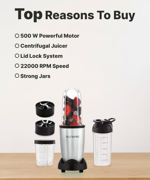 NutriPro Blender 500 W Juicer Mixer Grinder Price in India Buy