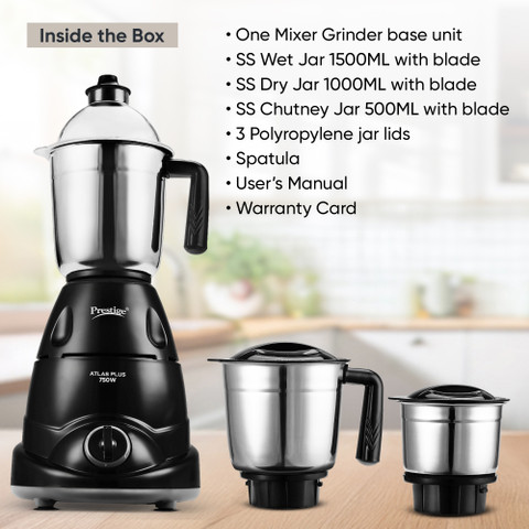 Iris Pro Prestige Iris 750w Mixer Grinder Prestige Plus 750 W