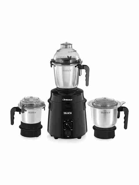 Sujata Dynamix Black 900W Mixer Grinder, 3 Jars - Image 3