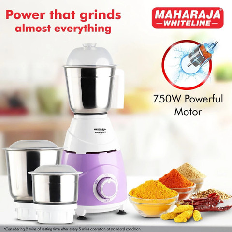 MAHARAJA WHITELINE MIXTRON DLX 750 W Mixer Grinder Price in India