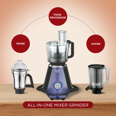 Zodiac Mixer Preethi New Mixer Grinder 1000 Watts Masterchef