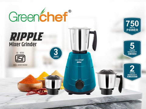 Greenchef Riple Mixer Grinder 750 W Mixer Grinder