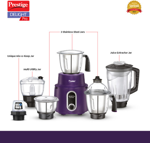 Prestige Pro 750 W Juicer Mixer Grinder Price in India Buy