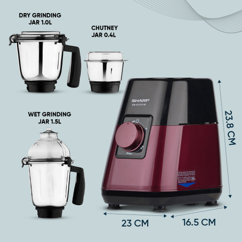 Sharp Powerful Copper Motor 1000 W Juicer Mixer Grinder Price in