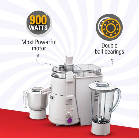 Mixer Machine Sujata 900 Watt Juicer Mixer Grinder SUJATA Combo