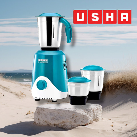 USHA SPEEDMASTER 500 W Mixer Grinder Price in India Buy USHA