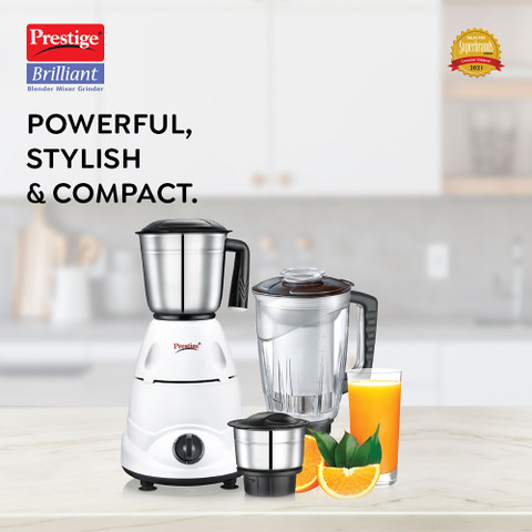 Prestige Brilliant 500 W Juicer Mixer Grinder