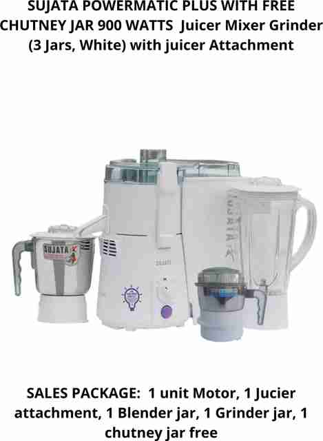 SUJATA PMP 900 W Juicer Mixer Grinder