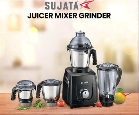 1000 Watts Sujata Mixer Grinder Jar SUJATA DYNAMIX THE HEAVY DUTY
