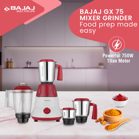 750 Watt Bajaj Mixer Price Amazon Bajaj Military Series Finesse